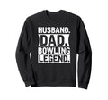 Funny Bowler Husband Dad Bowling Sweatshirt - Aesthetic Graphic Men Women - T-Shirt, Sweatshirt, Hoodie