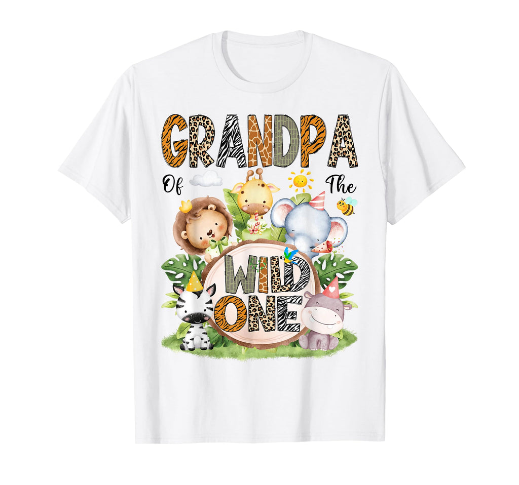 Grandpa Wild One 1St Birthday T-Shirt - Aesthetic Graphic for Adults - T-Shirt, Sweatshirt, Hoodie