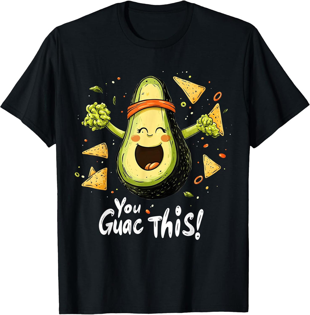 You Guac This! Funny Teacher Motivation with Avocado - Adult & Kids T-Shirts, Sweatshirts & Hoodies apparel design preview 1