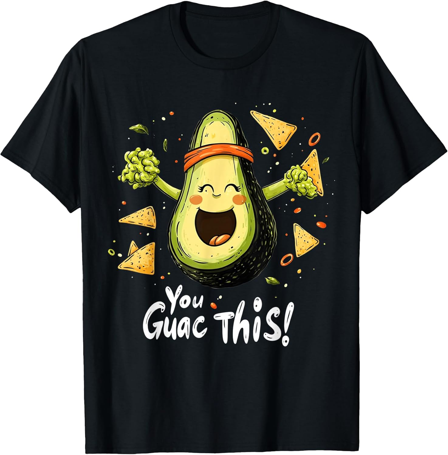 You Guac This! Funny Teacher Motivation with Avocado - Adult & Kids T-Shirts, Sweatshirts & Hoodies apparel design preview 1