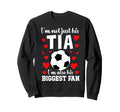 His Biggest Fan Soccer Tia Soccer Sweatshirt - Minimalist Print Men Women - T-Shirt, Sweatshirt, Hoodie