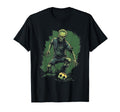 Zombie Soccer Player Halloween Costume T-Shirt - Minimalist Print Unisex - T-Shirt, Sweatshirt, Hoodie