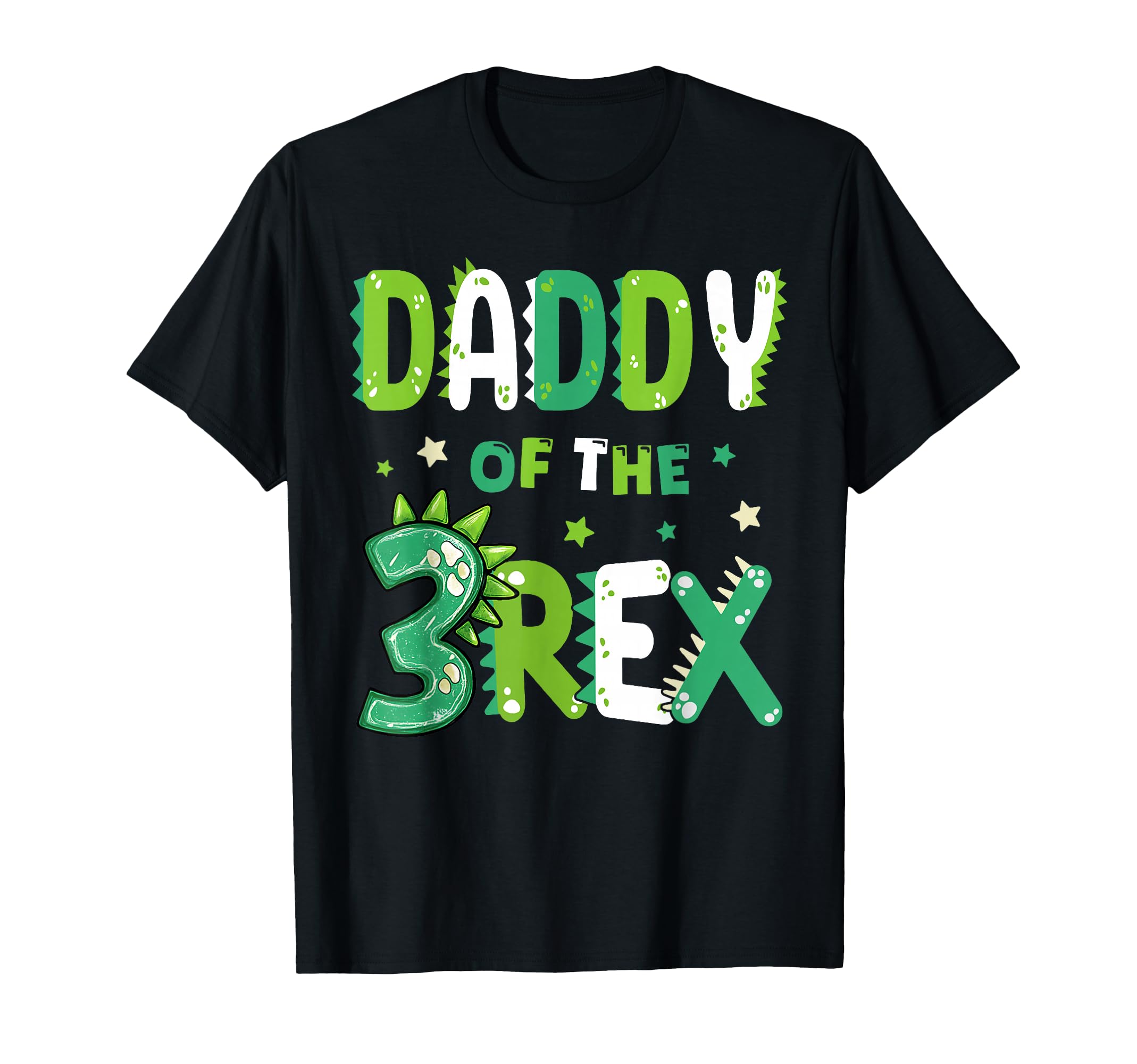 Dad Three Rex Birthday Dinosaur Family T-Shirt - Unique Graphic for Adults - T-Shirt, Sweatshirt, Hoodie
