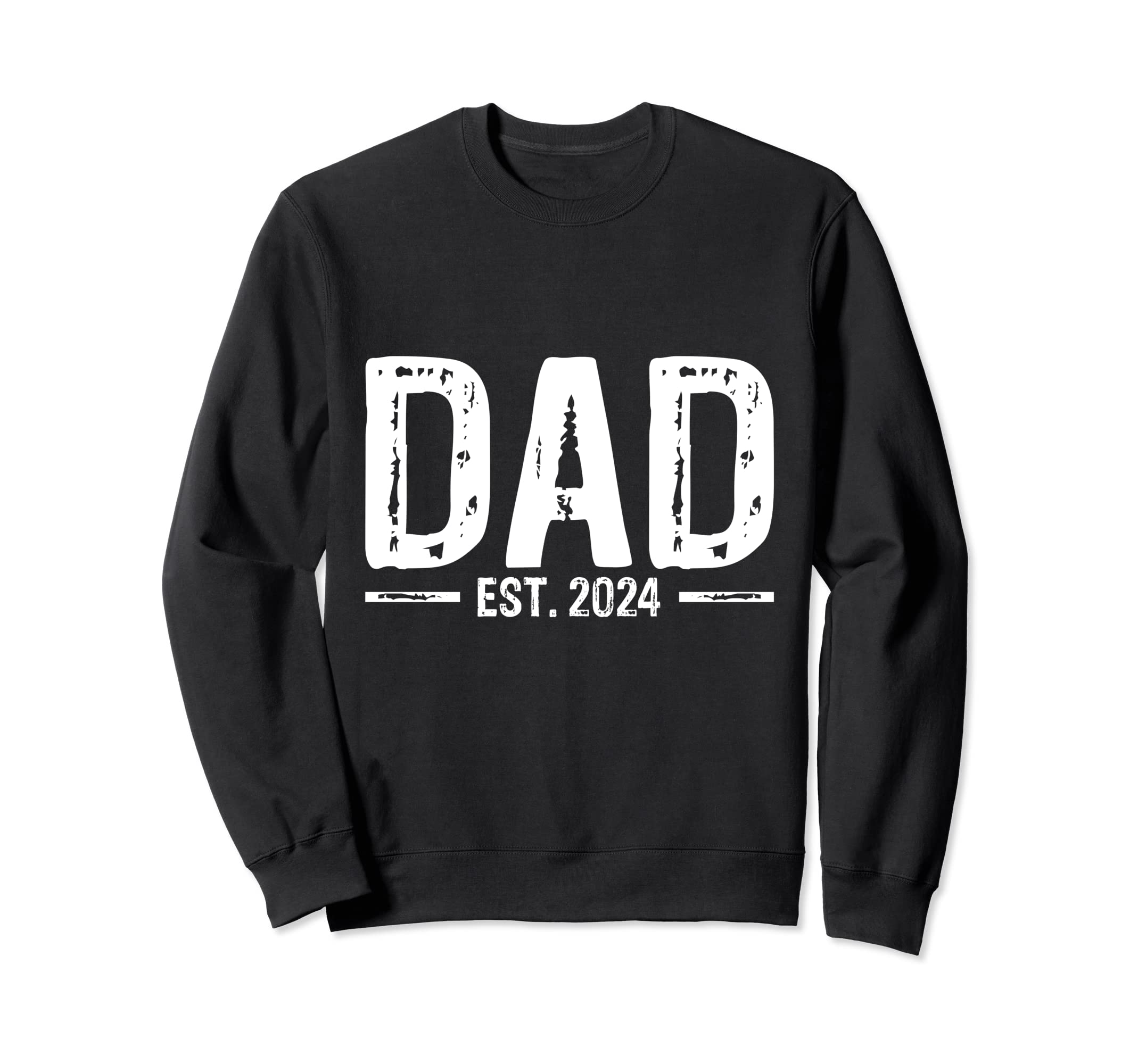 Dad Est 2024 Gift Dad Expectant Sweatshirt - Novelty Apparel for Adults - T-Shirt, Sweatshirt, Hoodie