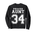 Number 34 Custom Proud Soccer Sweatshirt - Trendy Graphic for Adults - T-Shirt, Sweatshirt, Hoodie