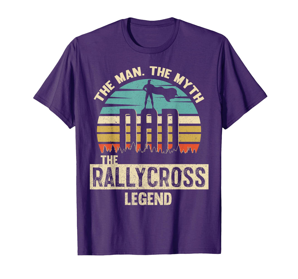 Myth Legend Dad Rallycross T-Shirt - Trendy Graphic for Adults - T-Shirt, Sweatshirt, Hoodie