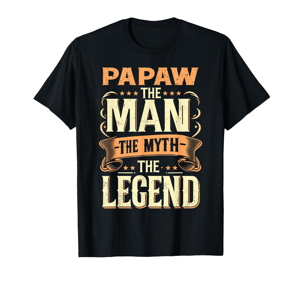 Papaw Myth Legend Dad Grandpa T-Shirt - Custom Art Print Unisex - T-Shirt, Sweatshirt, Hoodie
