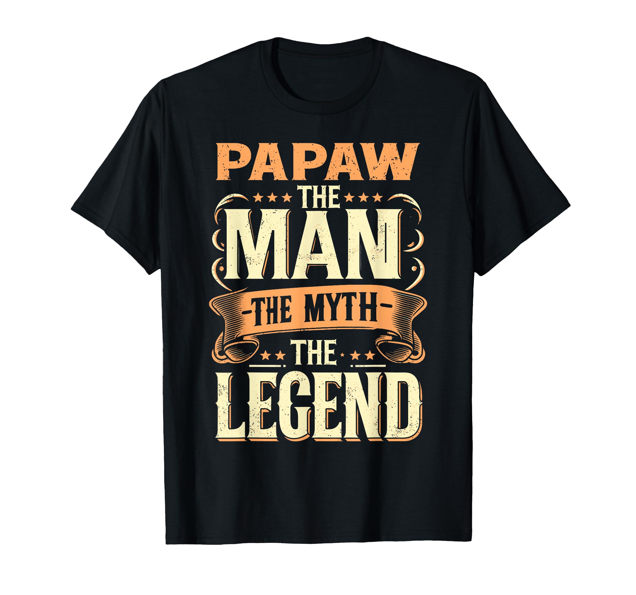 Papaw Myth Legend Dad Grandpa T-Shirt - Custom Art Print Unisex - T-Shirt, Sweatshirt, Hoodie