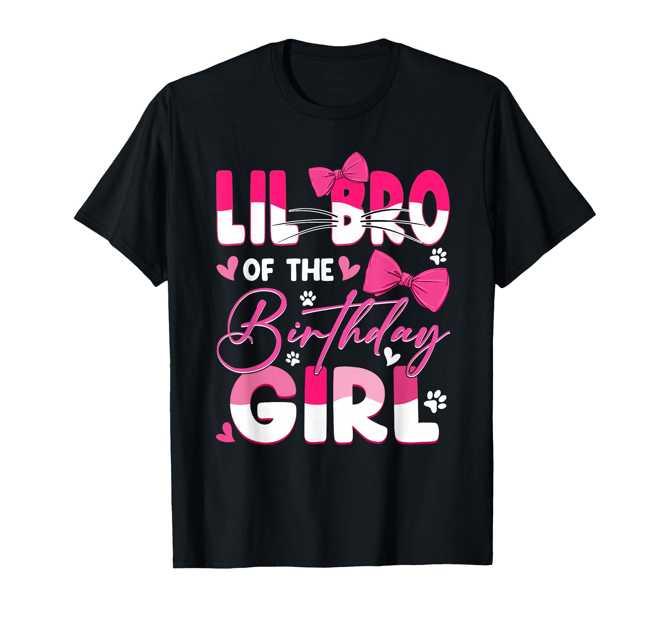 Lil Bro Birthday Cat Kitty Family T-Shirt - Unique Graphic for Adults - T-Shirt, Sweatshirt, Hoodie