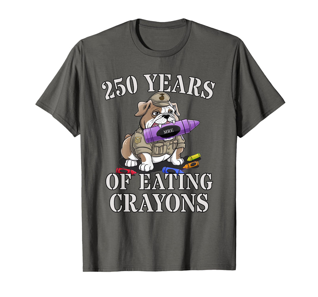Proud 250 Years Eating Crayons T-Shirt - Novelty Apparel for Adults - T-Shirt, Sweatshirt, Hoodie