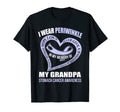 My Memory My Grandpa Stomach Cancer T-Shirt - Fun Novelty Design Men Women - T-Shirt, Sweatshirt, Hoodie