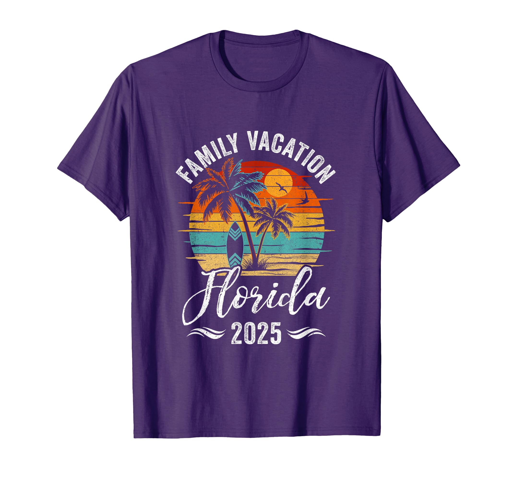 Family Vacation 2025 Florida Summer T-Shirt - Trendy Graphic for Adults - T-Shirt, Sweatshirt, Hoodie