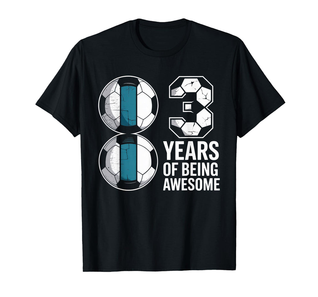 13 Years Being Awesome Soccer Fan T-Shirt - Custom Art Print Unisex - T-Shirt, Sweatshirt, Hoodie