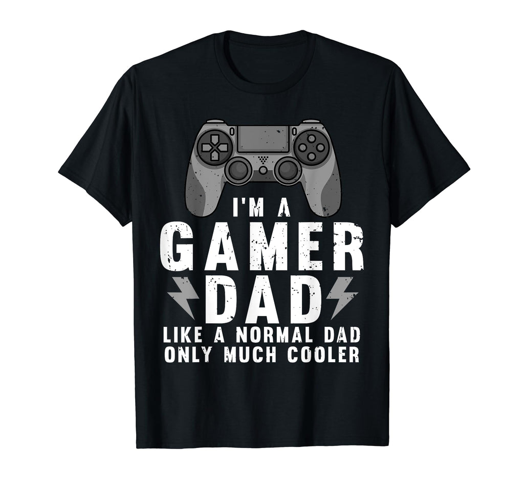 Gamer Dad Father Gaming Computer Video T-Shirt - Unique Graphic Men Women - T-Shirt, Sweatshirt, Hoodie