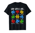 God Says I Am Jesus Christian Autism T-Shirt - Aesthetic Graphic Men Women - T-Shirt, Sweatshirt, Hoodie