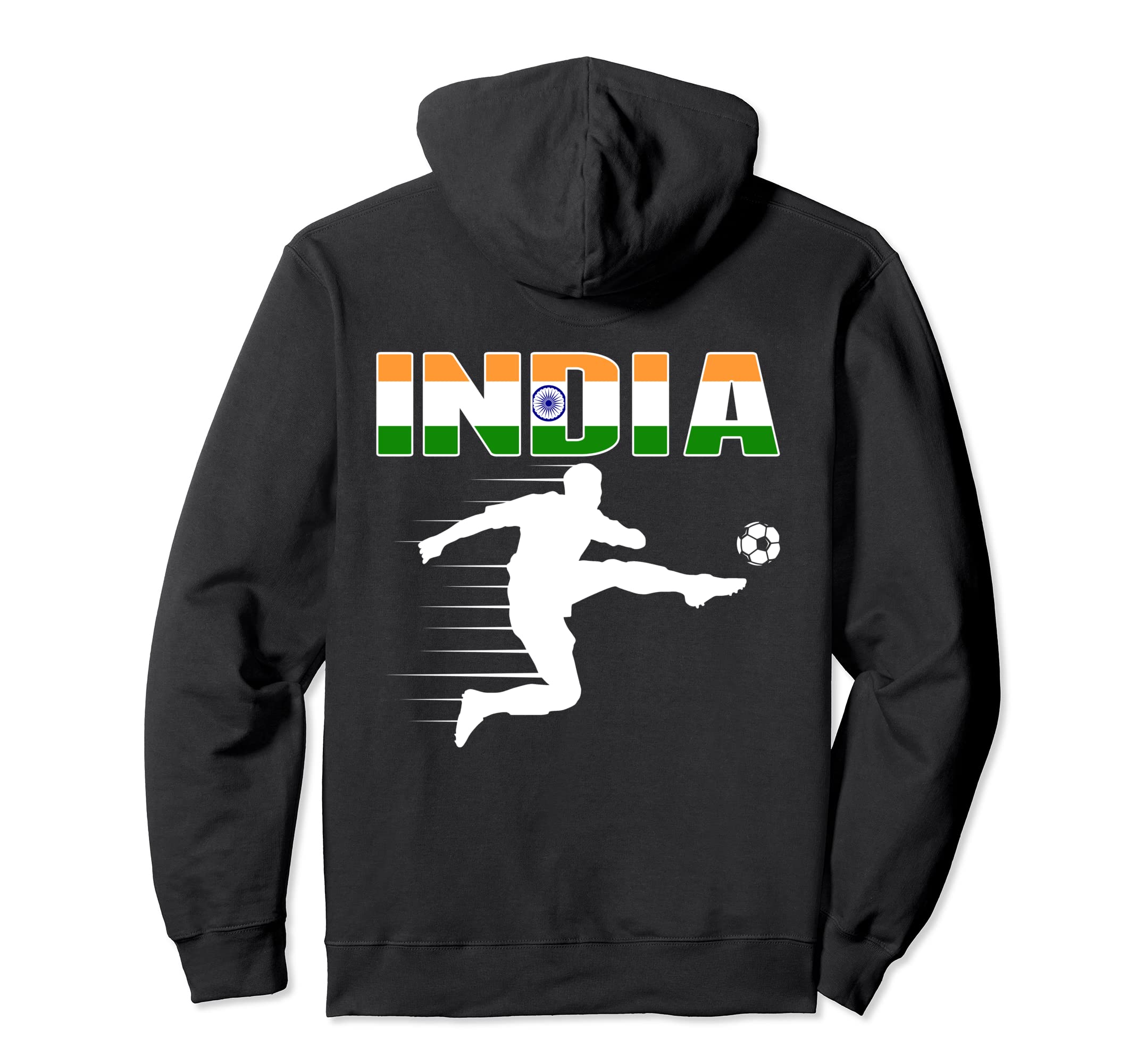 India Soccer Fans Jersey Proud Hoodie - Casual Everyday Wear for Adults - T-Shirt, Sweatshirt, Hoodie