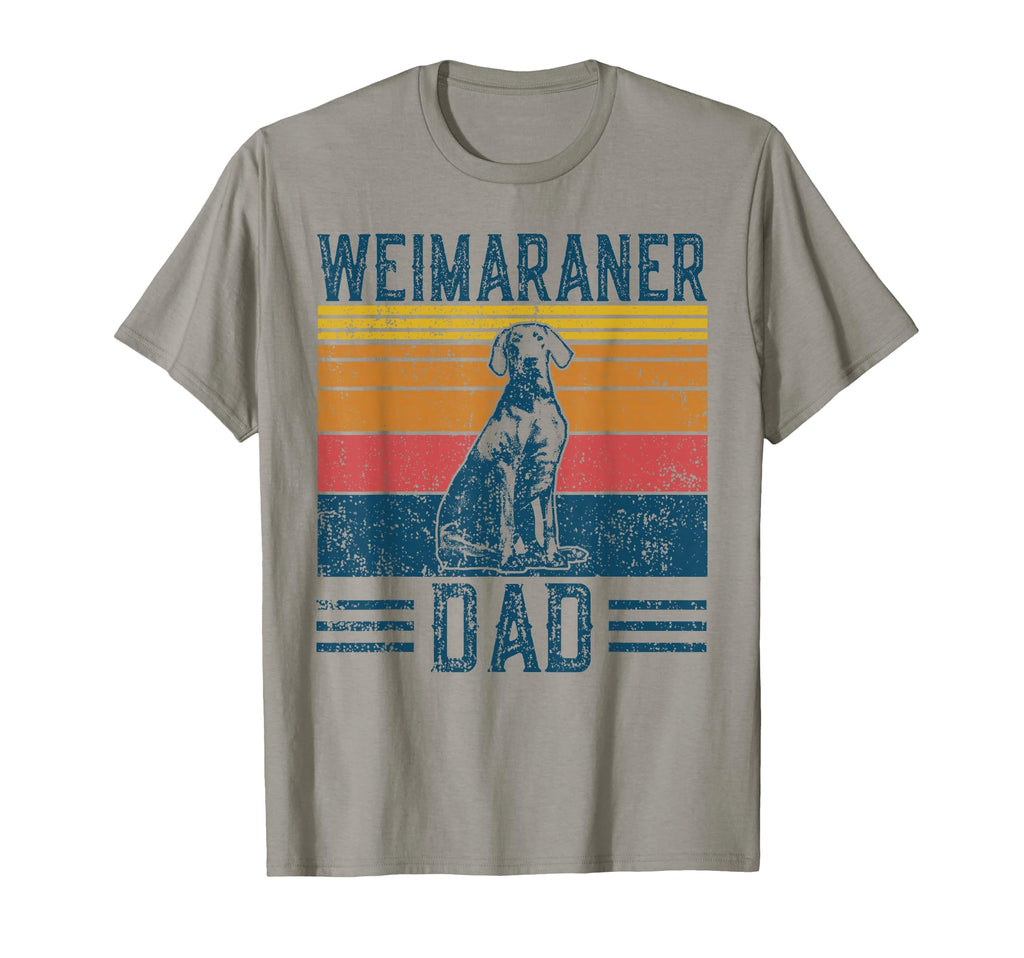 Dog Weimeraner Dad Weimaraner Papa T-Shirt - Custom Art Print Unisex - T-Shirt, Sweatshirt, Hoodie