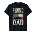 Proud Coast Guard Dad Uscg American Flag T-Shirt - Custom Art Print Unisex - T-Shirt, Sweatshirt, Hoodie
