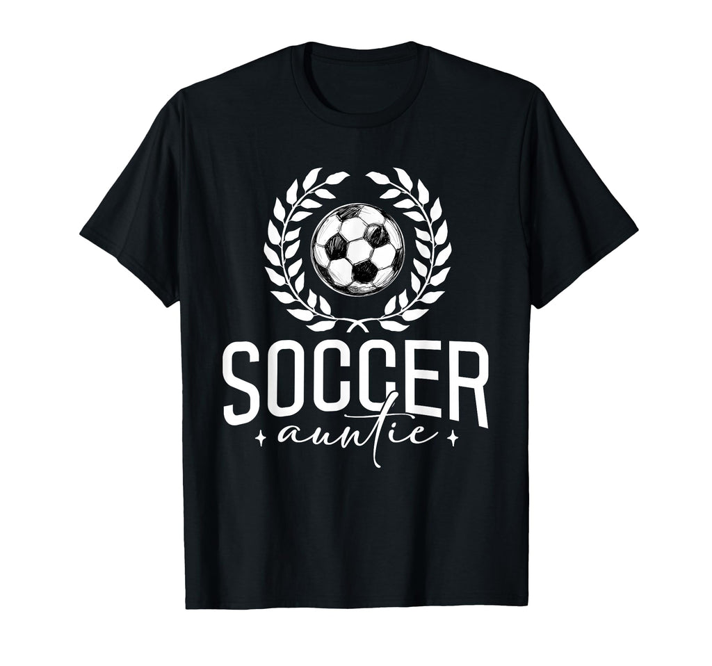 Soccer Auntie Family Matching Soccer T-Shirt - Novelty Apparel Men Women - T-Shirt, Sweatshirt, Hoodie