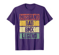 Husband Dad Bmx Legend Fathers Day T-Shirt - Minimalist Print Men Women - T-Shirt, Sweatshirt, Hoodie