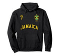 Jamaica Team Sports Number 7 Soccer Hoodie - Trendy Graphic for Adults - T-Shirt, Sweatshirt, Hoodie