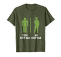Your Step Dad My Step Dad Proud Military T-Shirt - Unique Graphic Unisex - T-Shirt, Sweatshirt, Hoodie