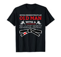 Old Jiu Jitsu Black Belt Gifts Dad T-Shirt - Streetwear Style Men Women - T-Shirt, Sweatshirt, Hoodie