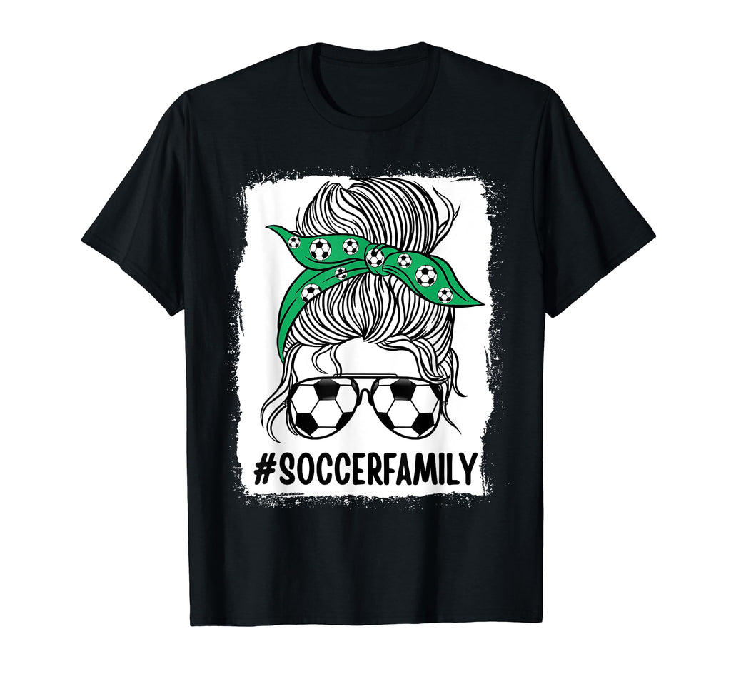 Soccerfamily Watching Sport Game T-Shirt - Custom Art Print Men Women - T-Shirt, Sweatshirt, Hoodie
