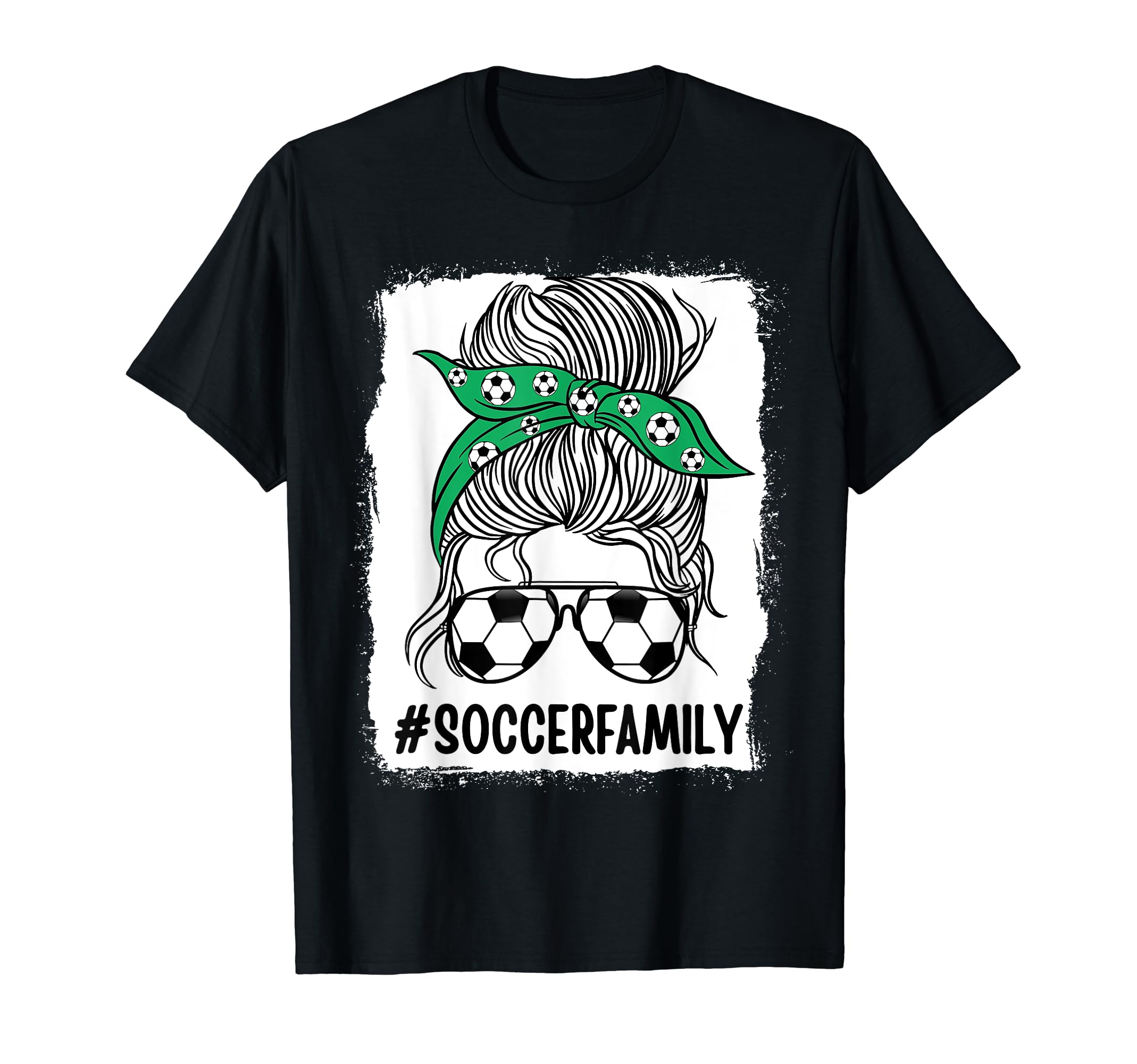Soccerfamily Watching Sport Game T-Shirt - Custom Art Print Men Women - T-Shirt, Sweatshirt, Hoodie