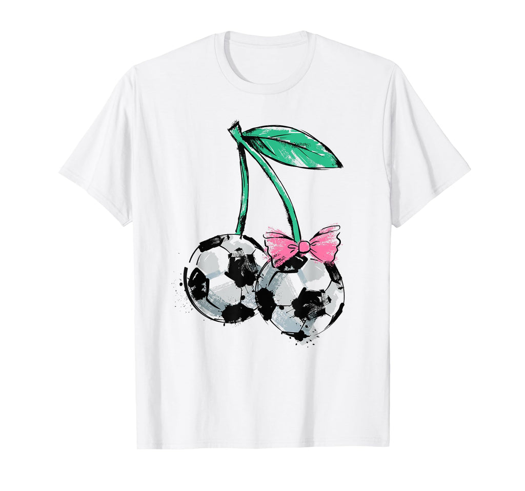 Trendy Soccer Cherries Sketch Chest Logo T-Shirt - Graphic Print Unisex - T-Shirt, Sweatshirt, Hoodie