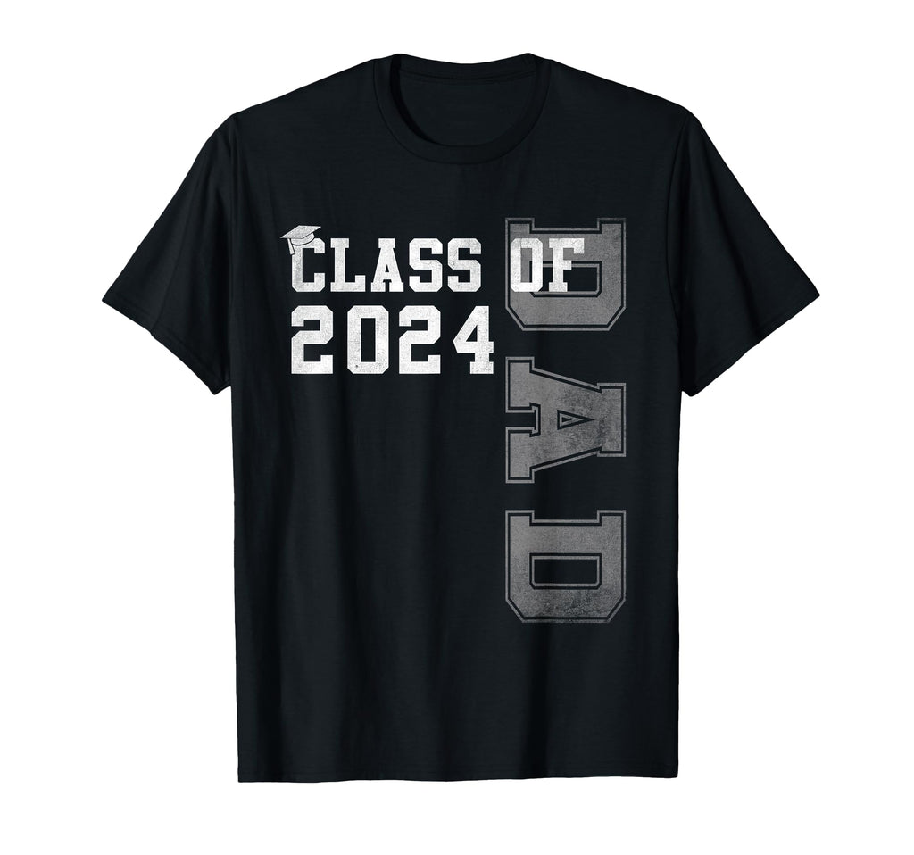 Dad Senior 2024 Proud Dad Class 2024 T-Shirt - Trendy Graphic Unisex - T-Shirt, Sweatshirt, Hoodie