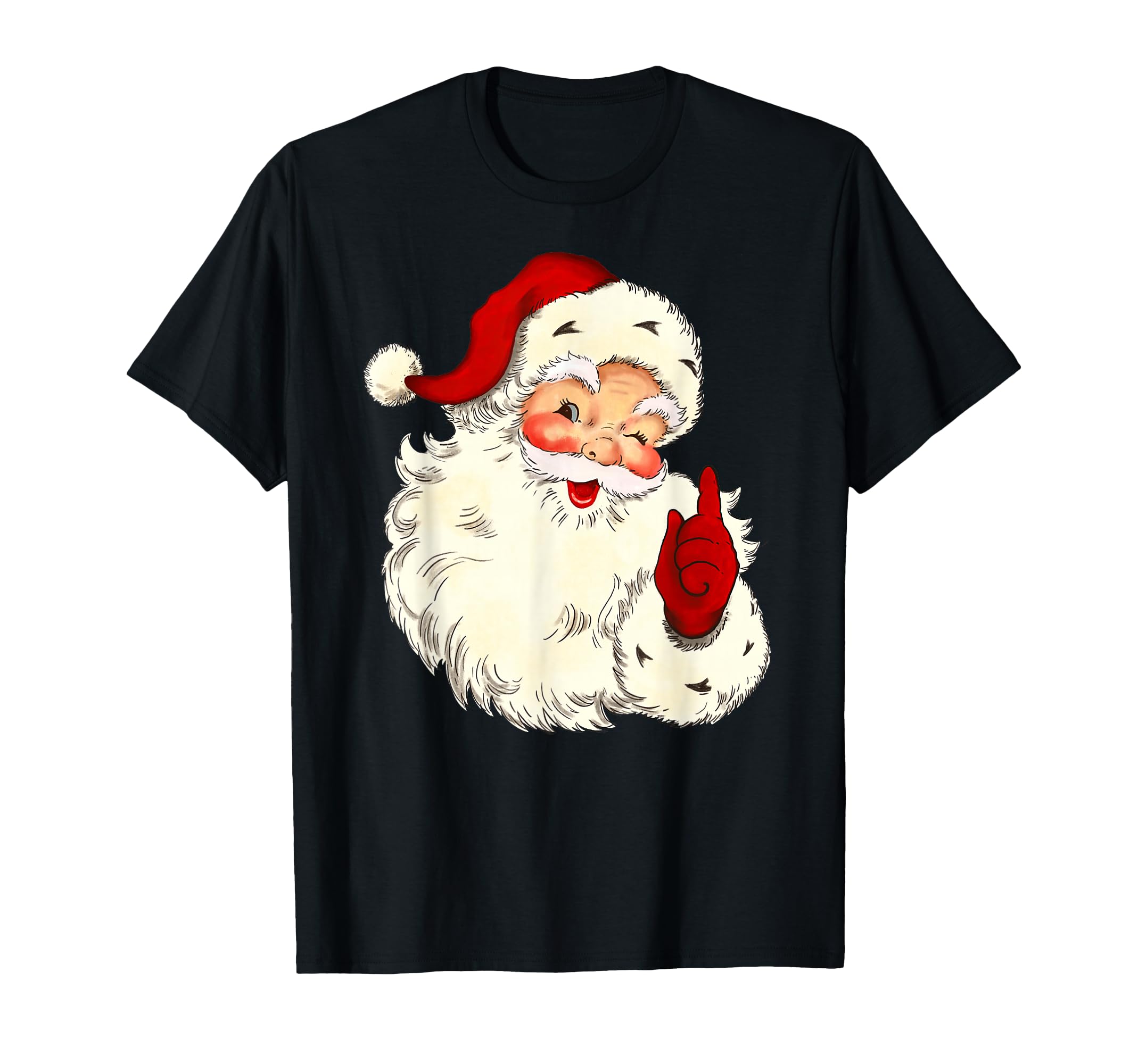 Santa Claus Face Family T-Shirt - Unique Graphic Men Women - T-Shirt, Sweatshirt, Hoodie