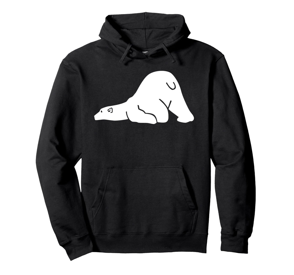 White Polar Bear Hoodie - Novelty Apparel Men Women - T-Shirt, Sweatshirt, Hoodie