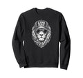 Lion Head Outline Father S Day Sweatshirt - Fun Novelty Design for Adults - T-Shirt, Sweatshirt, Hoodie