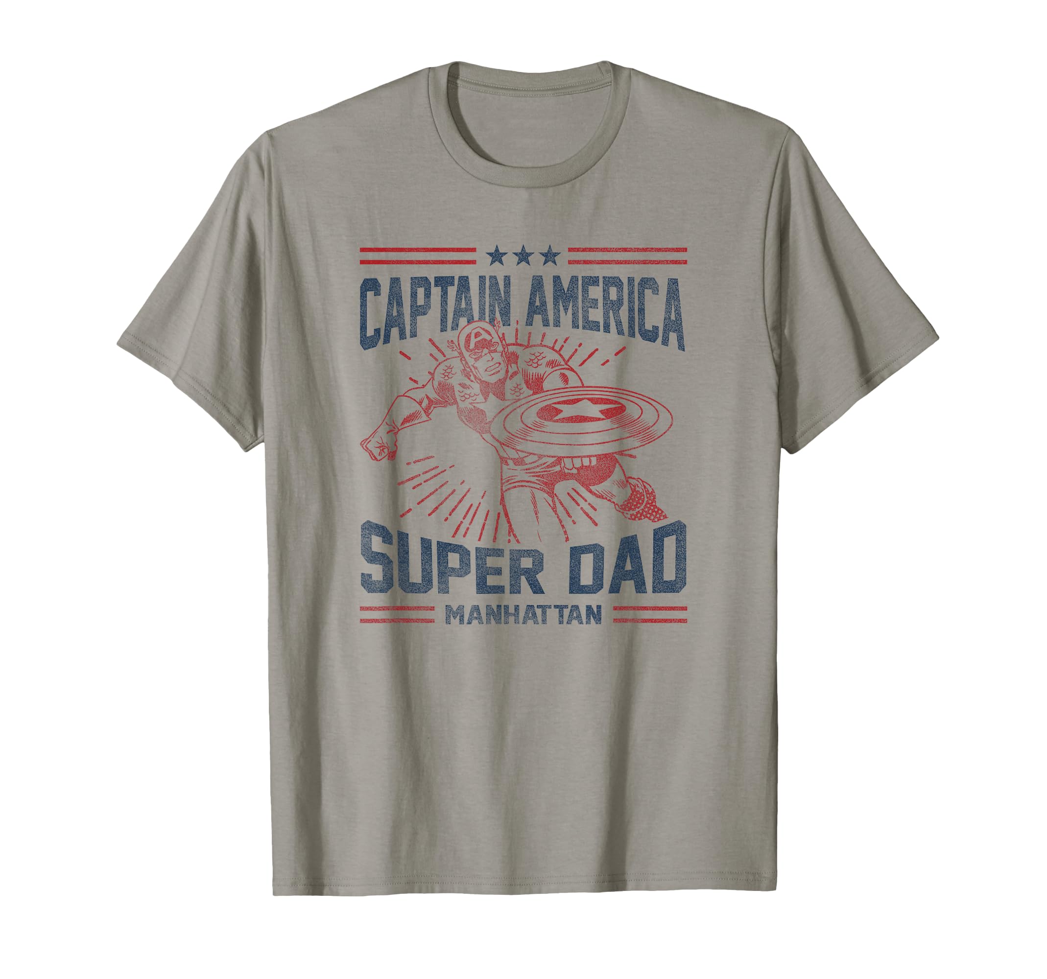 Marvel Fathers Day Captain America T-Shirt - Unique Graphic Men Women - T-Shirt, Sweatshirt, Hoodie