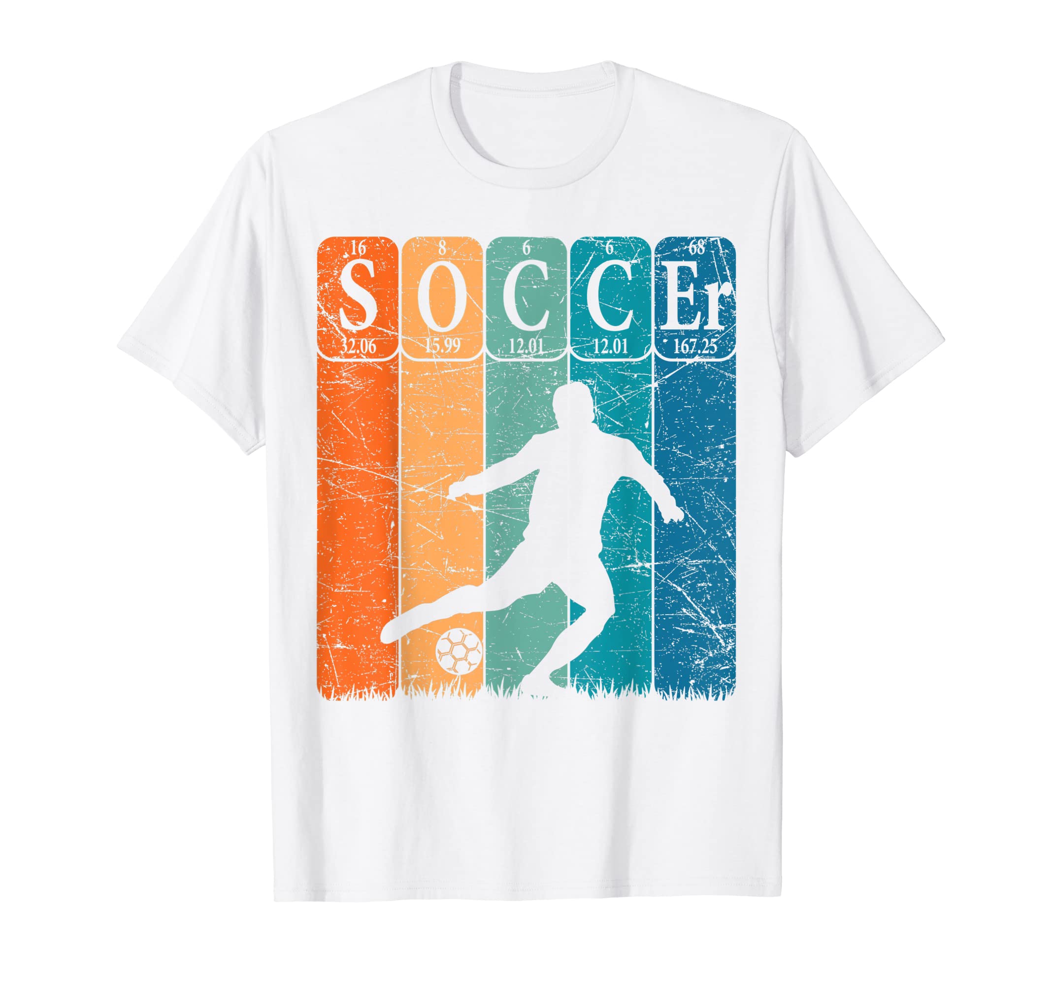 Soccer Periodic Table Elements T-Shirt - Aesthetic Graphic for Adults - T-Shirt, Sweatshirt, Hoodie