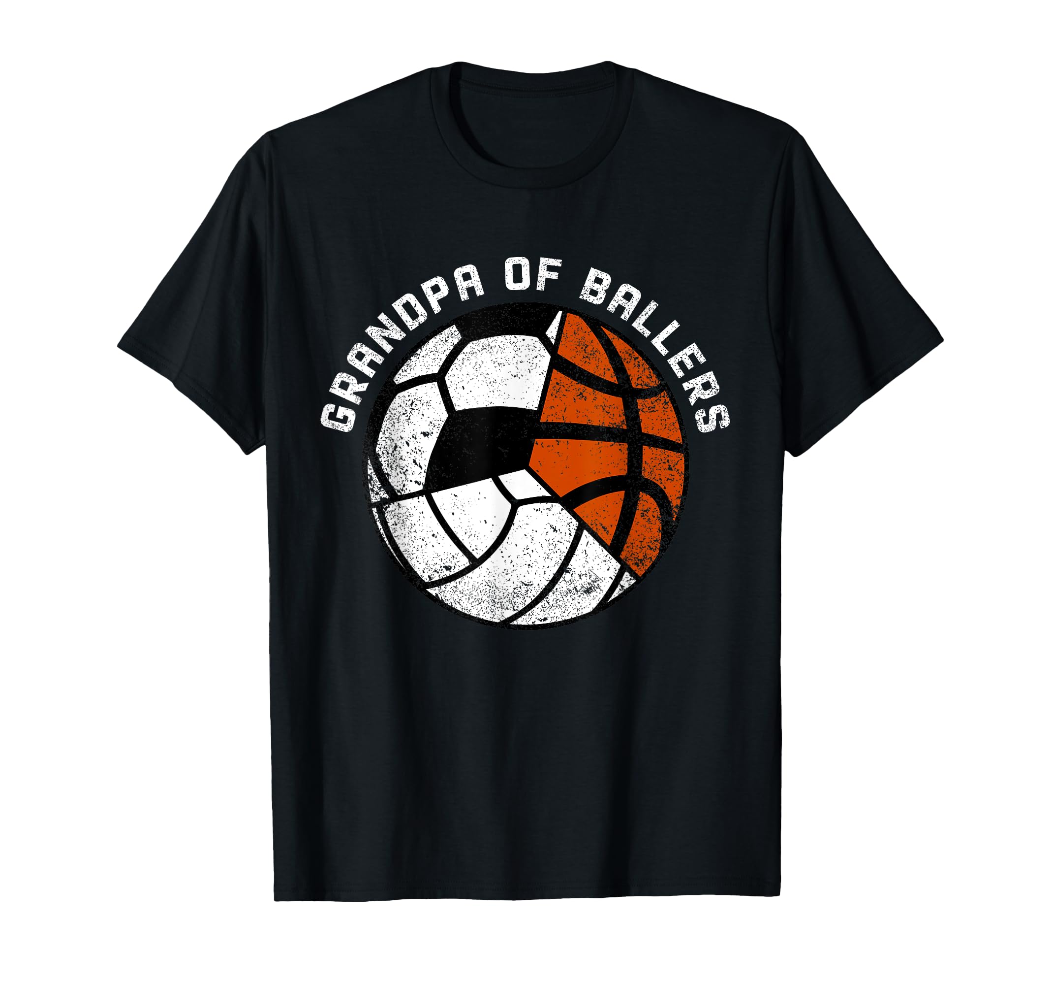 Grandpa Ballers Funny Volleyball Soccer T-Shirt - Graphic Print Unisex - T-Shirt, Sweatshirt, Hoodie