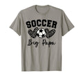 Soccer Big Papa Matching Family Soccer T-Shirt - Novelty Apparel Unisex - T-Shirt, Sweatshirt, Hoodie