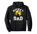 Daddy Bucket Dad Softball Hoodie - Casual Everyday Wear Men Women - T-Shirt, Sweatshirt, Hoodie