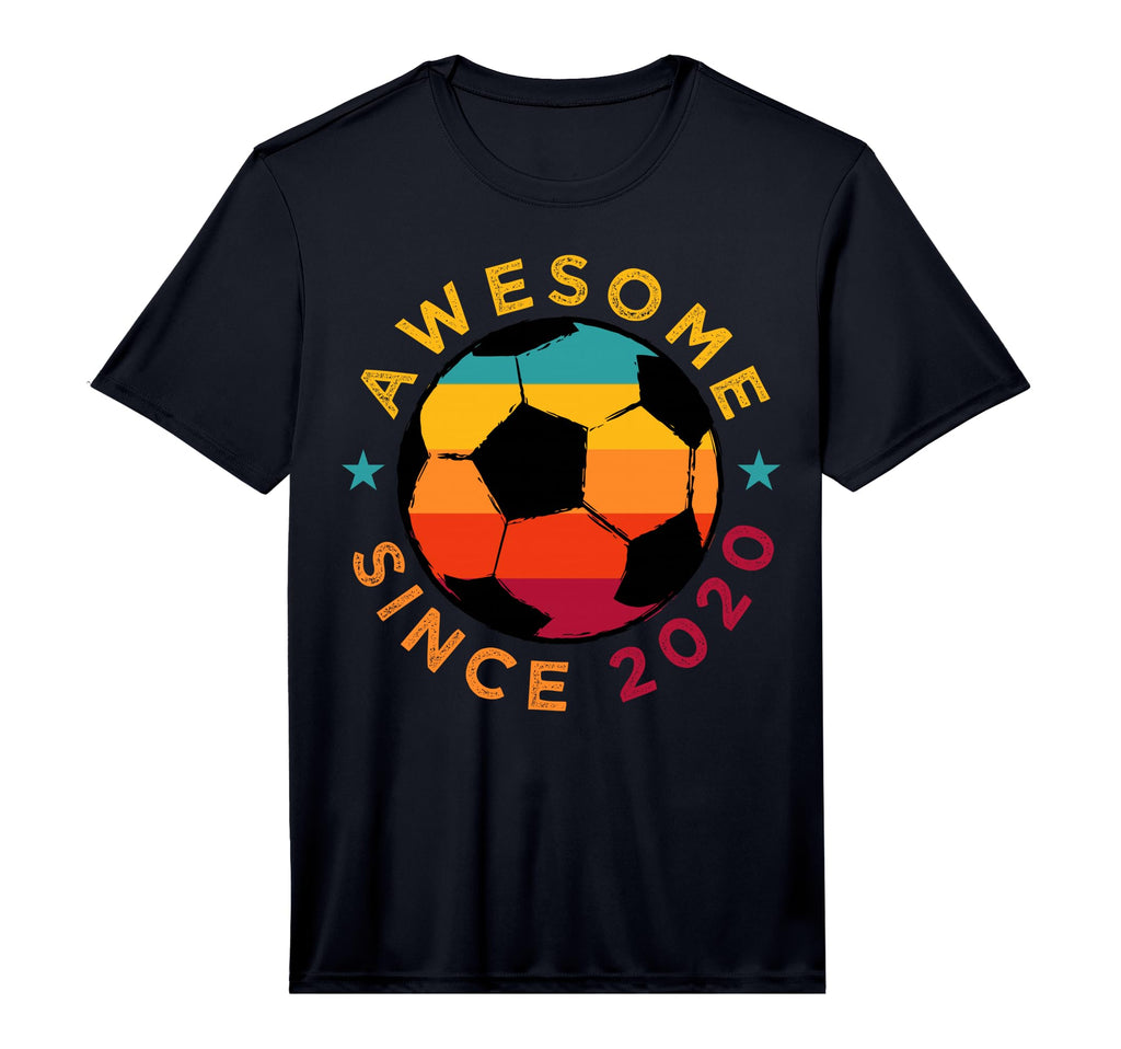 Awesome Since 2020 Soccer Birthday Party T-Shirt - Graphic Print Unisex - T-Shirt, Sweatshirt, Hoodie