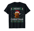 Merry 2025 Dogue De Bordeaux Santa Hat T-Shirt - Aesthetic Graphic Unisex - T-Shirt, Sweatshirt, Hoodie