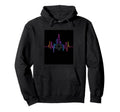 Minimalist Soccer Heartbeat Hoodie - Minimalist Print Men Women - T-Shirt, Sweatshirt, Hoodie