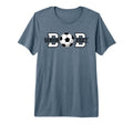 Soccer Senior Dad 2027 Graduate Tri T-Shirt - Unique Graphic for Adults - T-Shirt, Sweatshirt, Hoodie