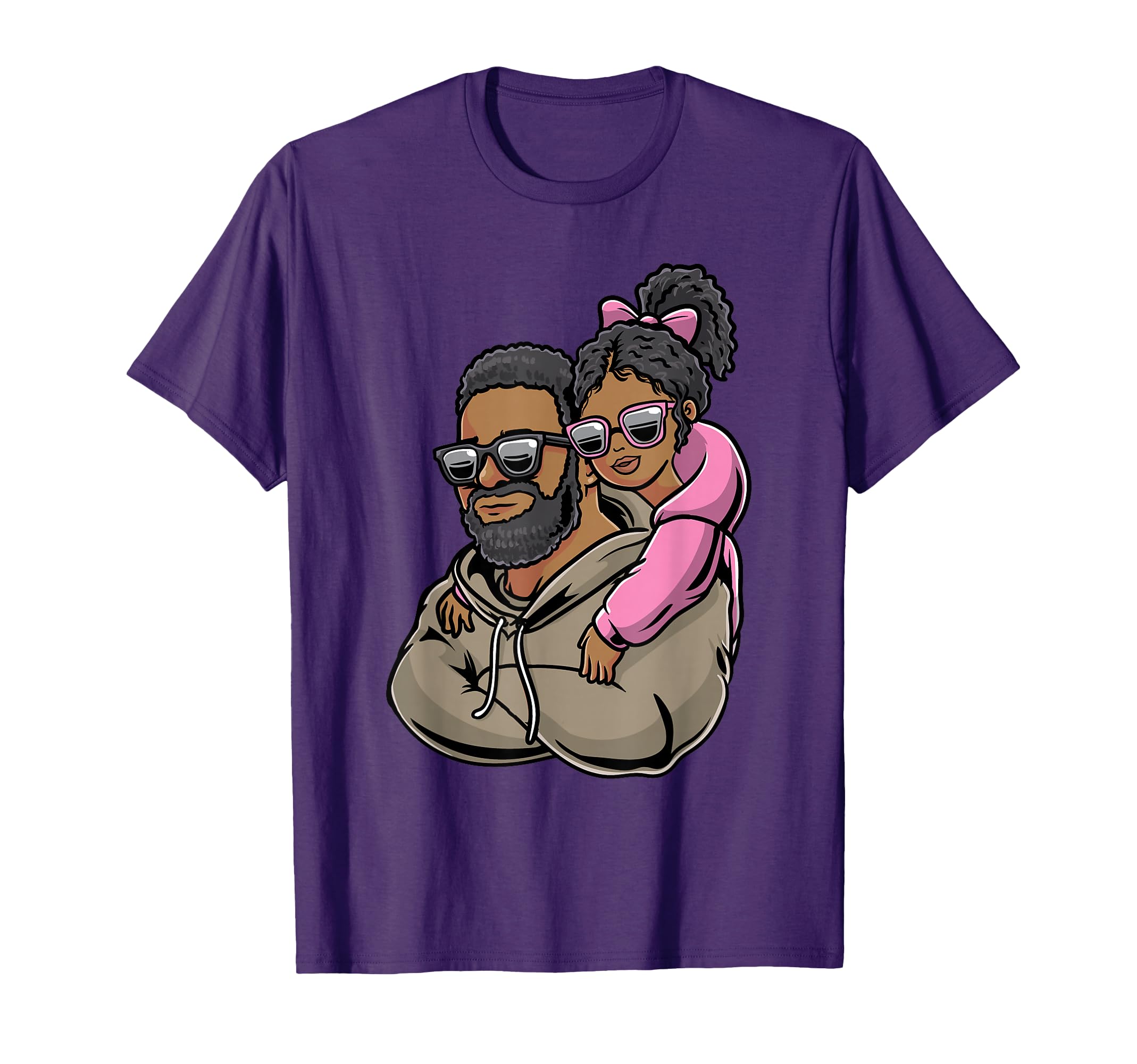 Black Dad Father Daughter African T-Shirt - Streetwear Style Unisex - T-Shirt, Sweatshirt, Hoodie