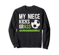 My Niece Soccer Uncle Soccer Sweatshirt - Aesthetic Graphic Men Women - T-Shirt, Sweatshirt, Hoodie