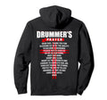 Drummers Prayer Cross Drumsticks Christian Hoodie - Trendy Graphic Unisex - T-Shirt, Sweatshirt, Hoodie
