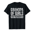 Grandpa Outnumbered Papa Fathers Day T-Shirt - Custom Art Print for Adults - T-Shirt, Sweatshirt, Hoodie