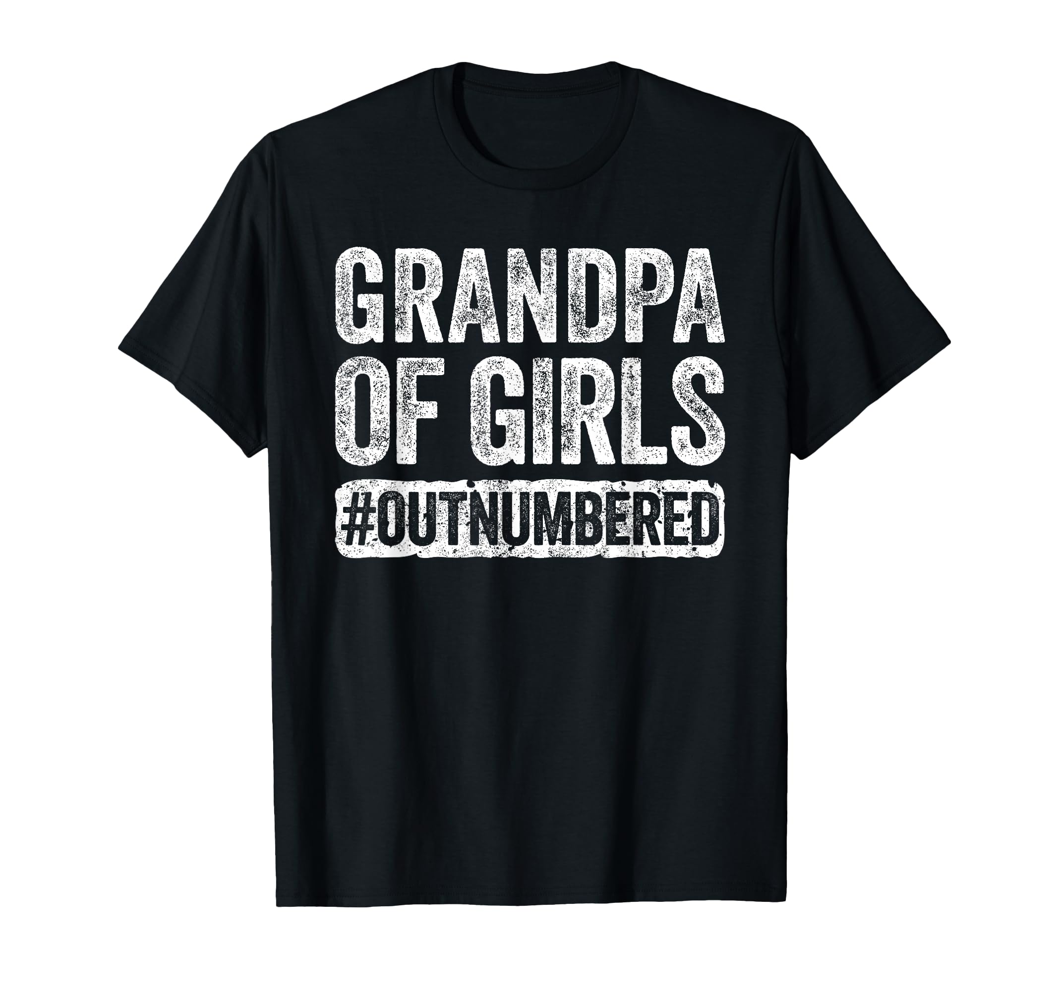 Grandpa Outnumbered Papa Fathers Day T-Shirt - Custom Art Print for Adults - T-Shirt, Sweatshirt, Hoodie