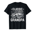Grandpa Funny Car Lover Usa Flag T-Shirt - Fun Novelty Design Men Women - T-Shirt, Sweatshirt, Hoodie