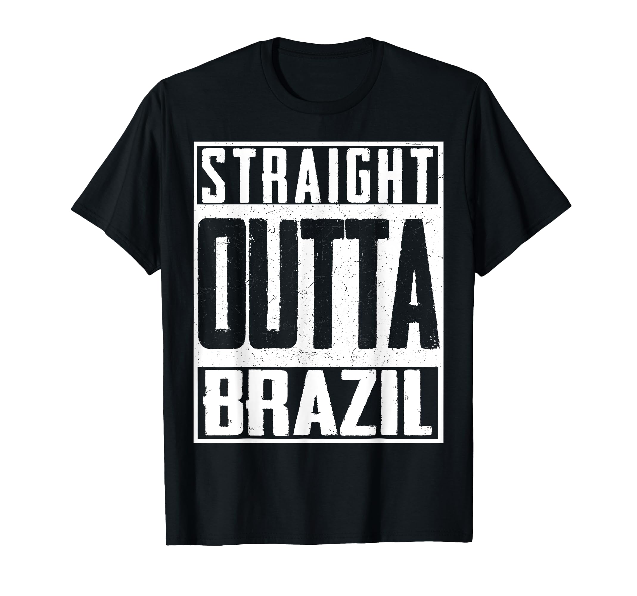 Straight Outta Brazil Brazilian T-Shirt - Aesthetic Graphic Unisex - T-Shirt, Sweatshirt, Hoodie